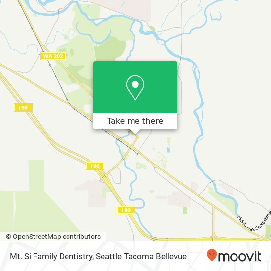 Mt. Si Family Dentistry map