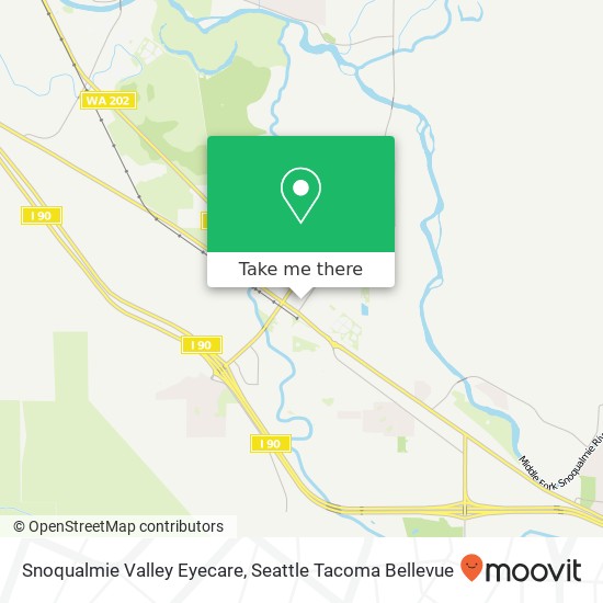 Snoqualmie Valley Eyecare map