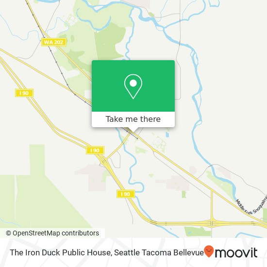 The Iron Duck Public House map
