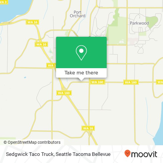 Mapa de Sedgwick Taco Truck