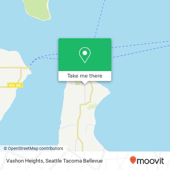 Vashon Heights map