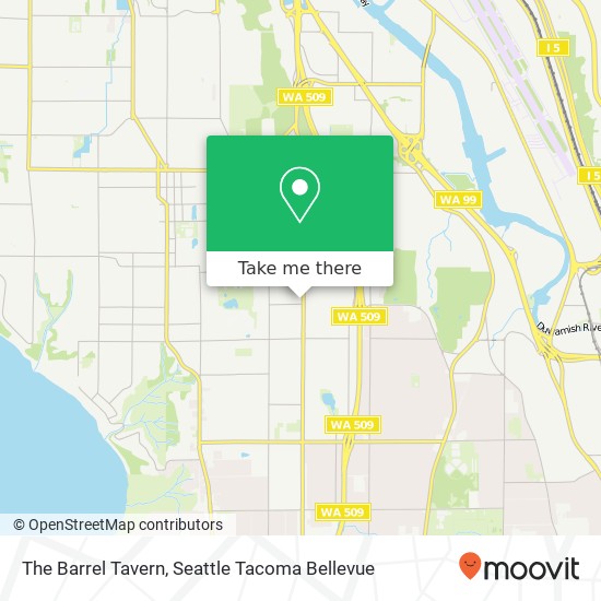 The Barrel Tavern map