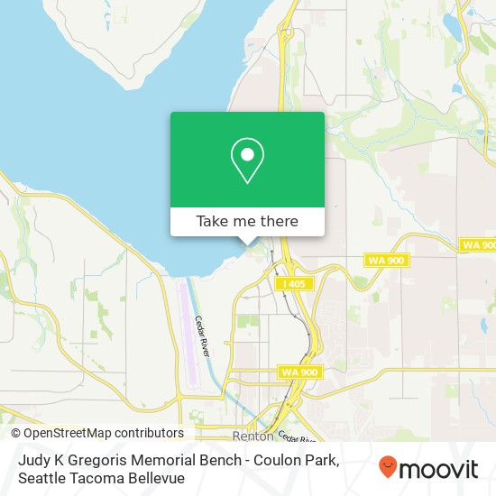 Mapa de Judy K Gregoris Memorial Bench - Coulon Park