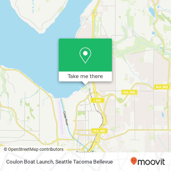 Coulon Boat Launch map