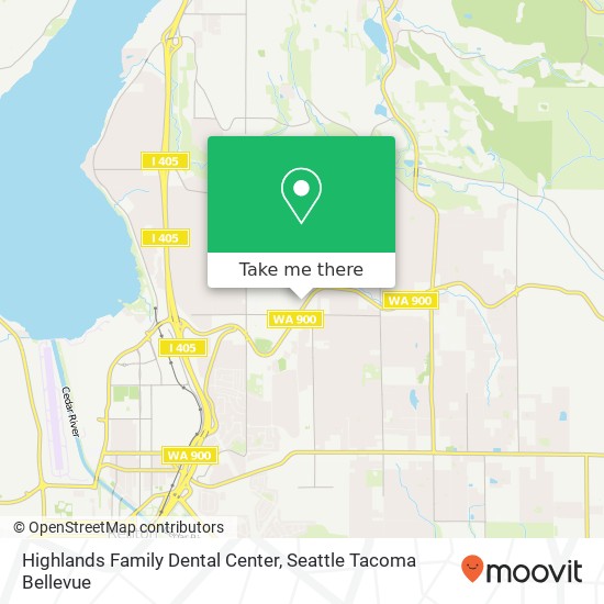 Mapa de Highlands Family Dental Center