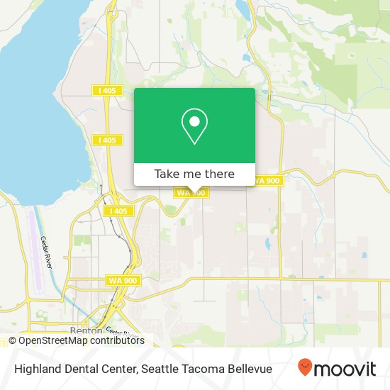 Mapa de Highland Dental Center