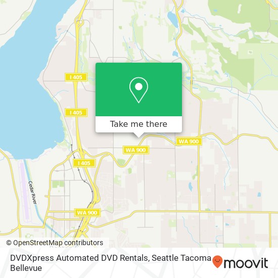 DVDXpress Automated DVD Rentals map