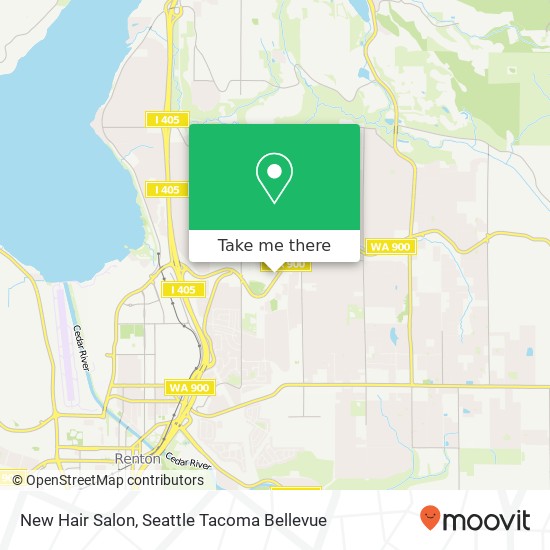 New Hair Salon map