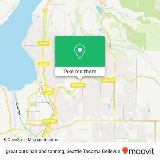 great cuts hair and tanning map