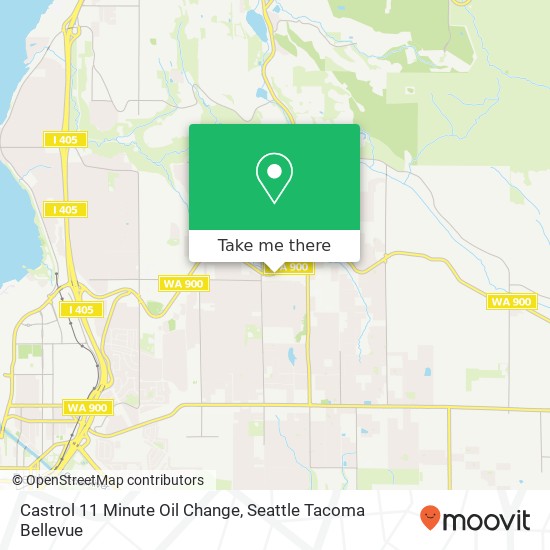 Castrol 11 Minute Oil Change map