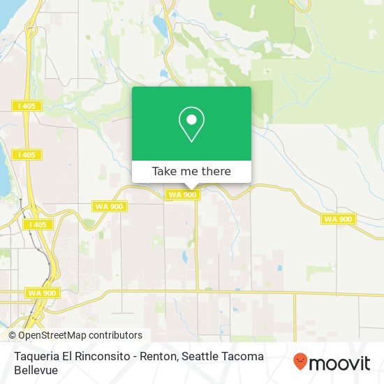 Mapa de Taqueria El Rinconsito - Renton