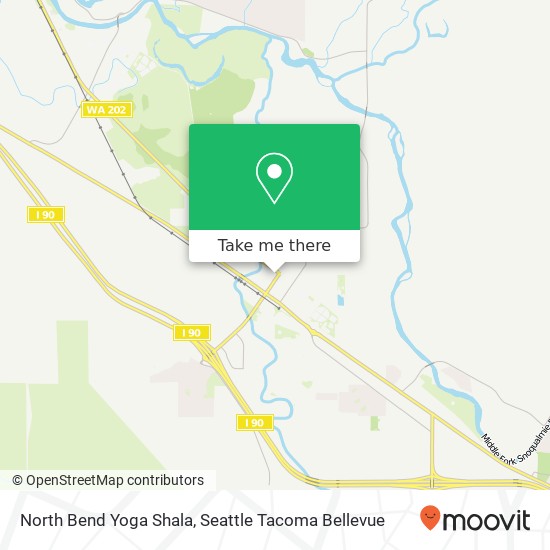 Mapa de North Bend Yoga Shala