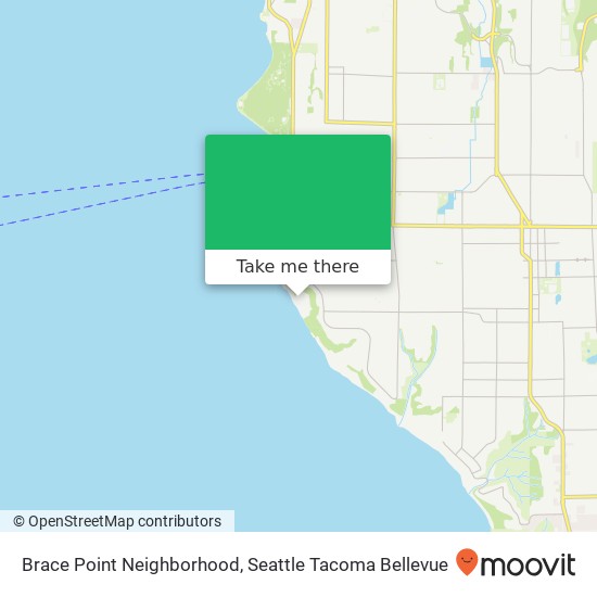 Brace Point Neighborhood map