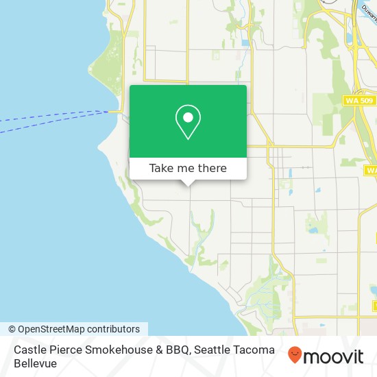 Castle Pierce Smokehouse & BBQ map