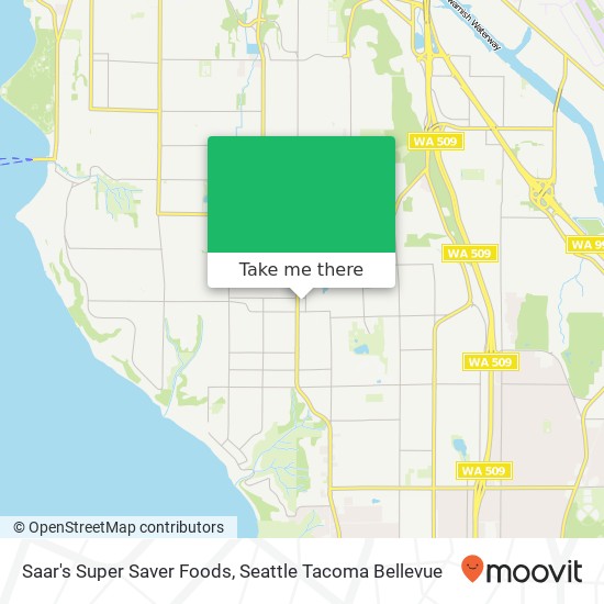Mapa de Saar's Super Saver Foods