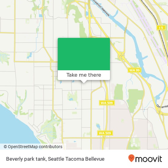 Mapa de Beverly park tank