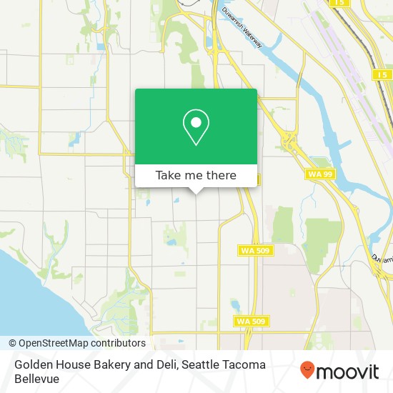 Mapa de Golden House Bakery and Deli
