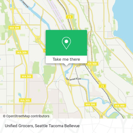 Unified Grocers map