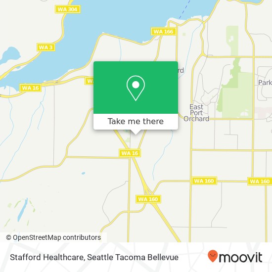 Mapa de Stafford Healthcare