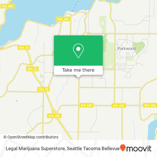 Mapa de Legal Marijuana Superstore