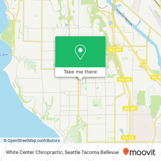 White Center Chiropractic map