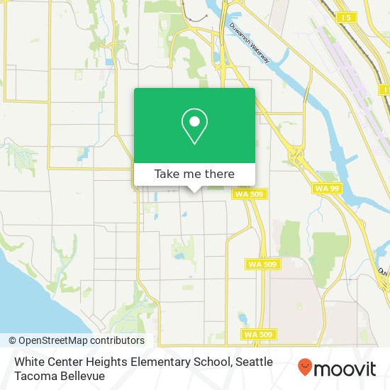 White Center Heights Elementary School map