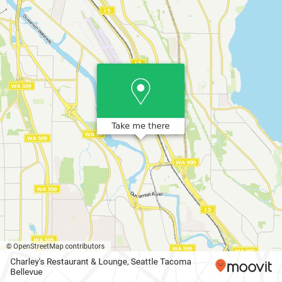 Mapa de Charley's Restaurant & Lounge