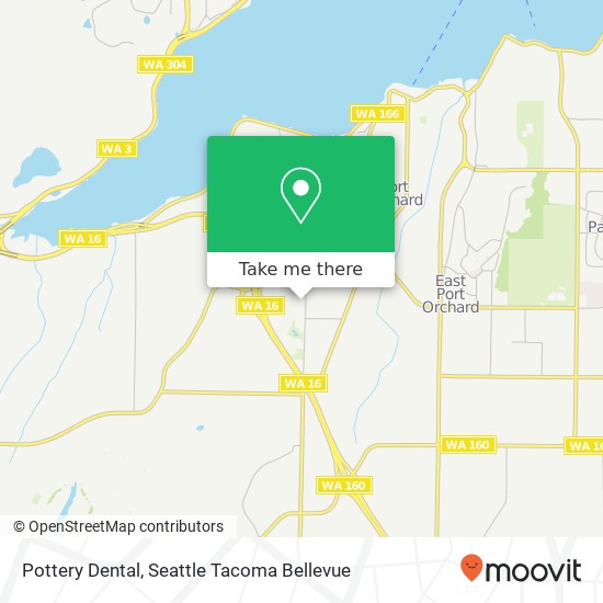 Pottery Dental map