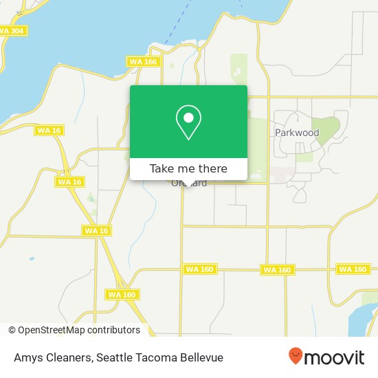 Amys Cleaners map