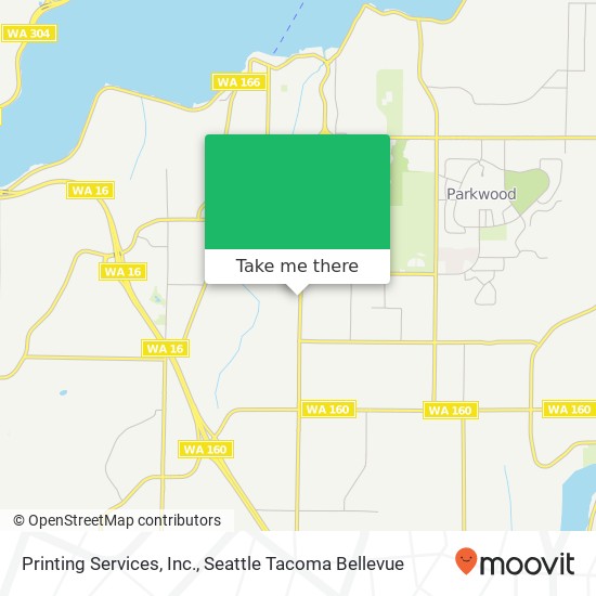 Printing Services, Inc. map