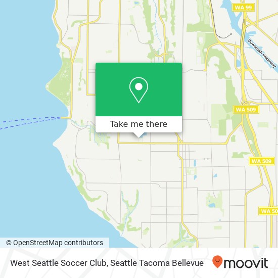 West Seattle Soccer Club map