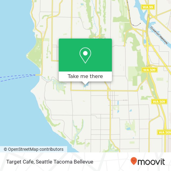 Target Cafe map