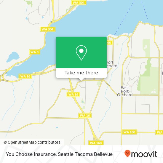 You Choose Insurance map