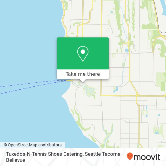 Mapa de Tuxedos-N-Tennis Shoes Catering