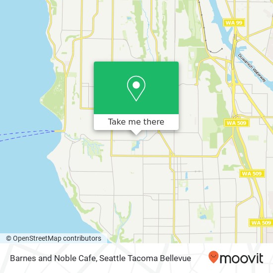 Mapa de Barnes and Noble Cafe