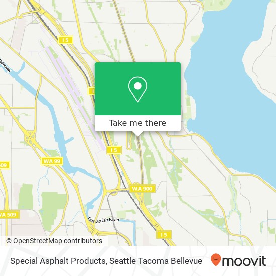 Special Asphalt Products map