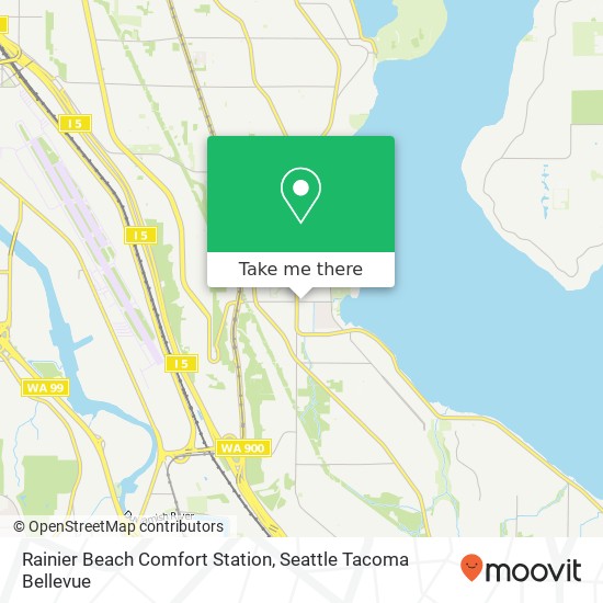 Mapa de Rainier Beach Comfort Station