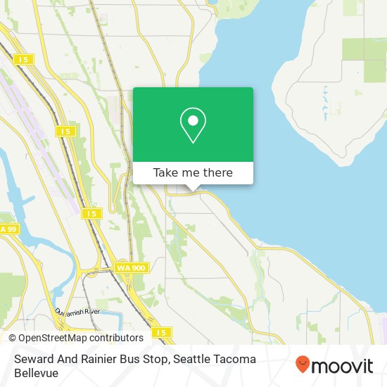 Mapa de Seward And Rainier Bus Stop