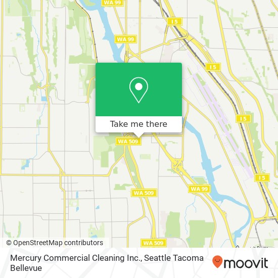 Mapa de Mercury Commercial Cleaning Inc.