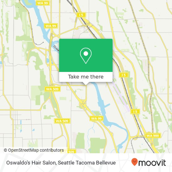 Oswaldo's Hair Salon map