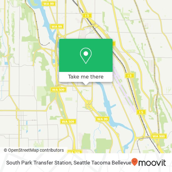 South Park Transfer Station map