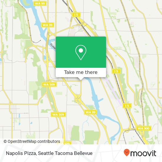 Napolis Pizza map