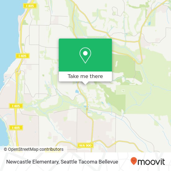 Mapa de Newcastle Elementary