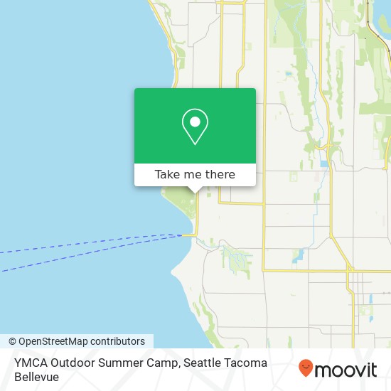 YMCA Outdoor Summer Camp map