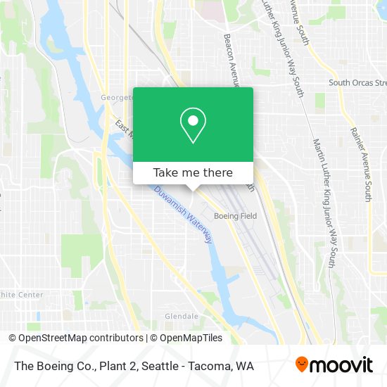 The Boeing Co., Plant 2 map