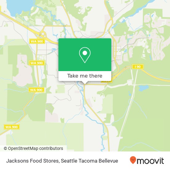 Mapa de Jacksons Food Stores