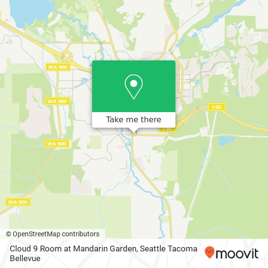 Cloud 9 Room at Mandarin Garden map