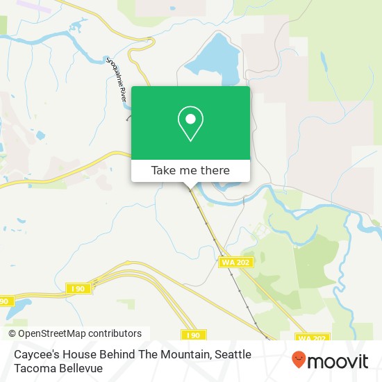 Caycee's House Behind The Mountain map