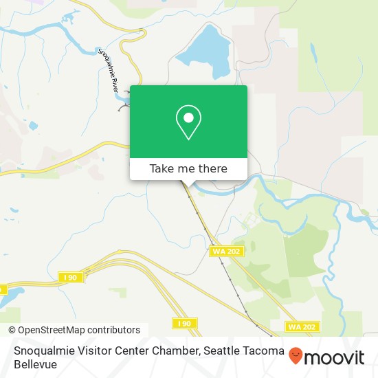 Snoqualmie Visitor Center Chamber map