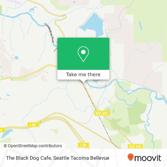 The Black Dog Cafe map